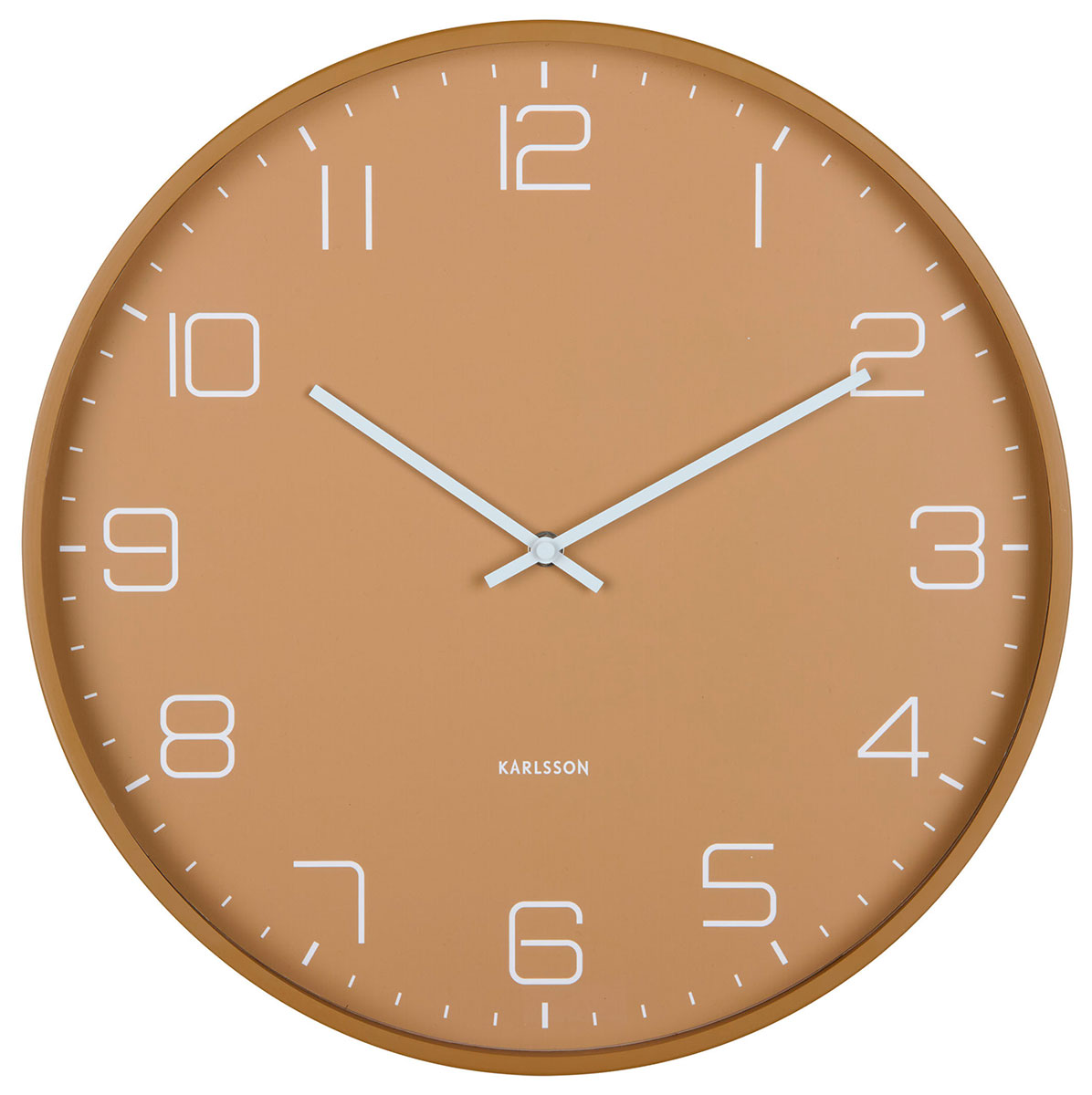 Karlsson Lofty Wall Clock Mocha Brown KA5751BR