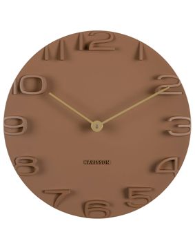 Karlsson Edge Wall Clock Mocha Brown KA5311BR