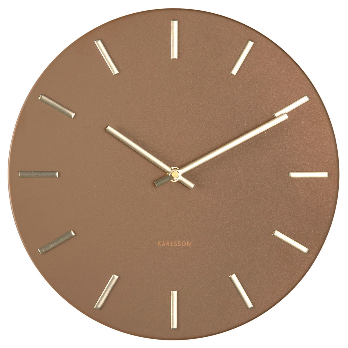 Karlsson Charm Small Wall Clock Mocha Brown KA5821BR