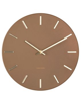Karlsson Charm Small Wall Clock Mocha Brown KA5821BR