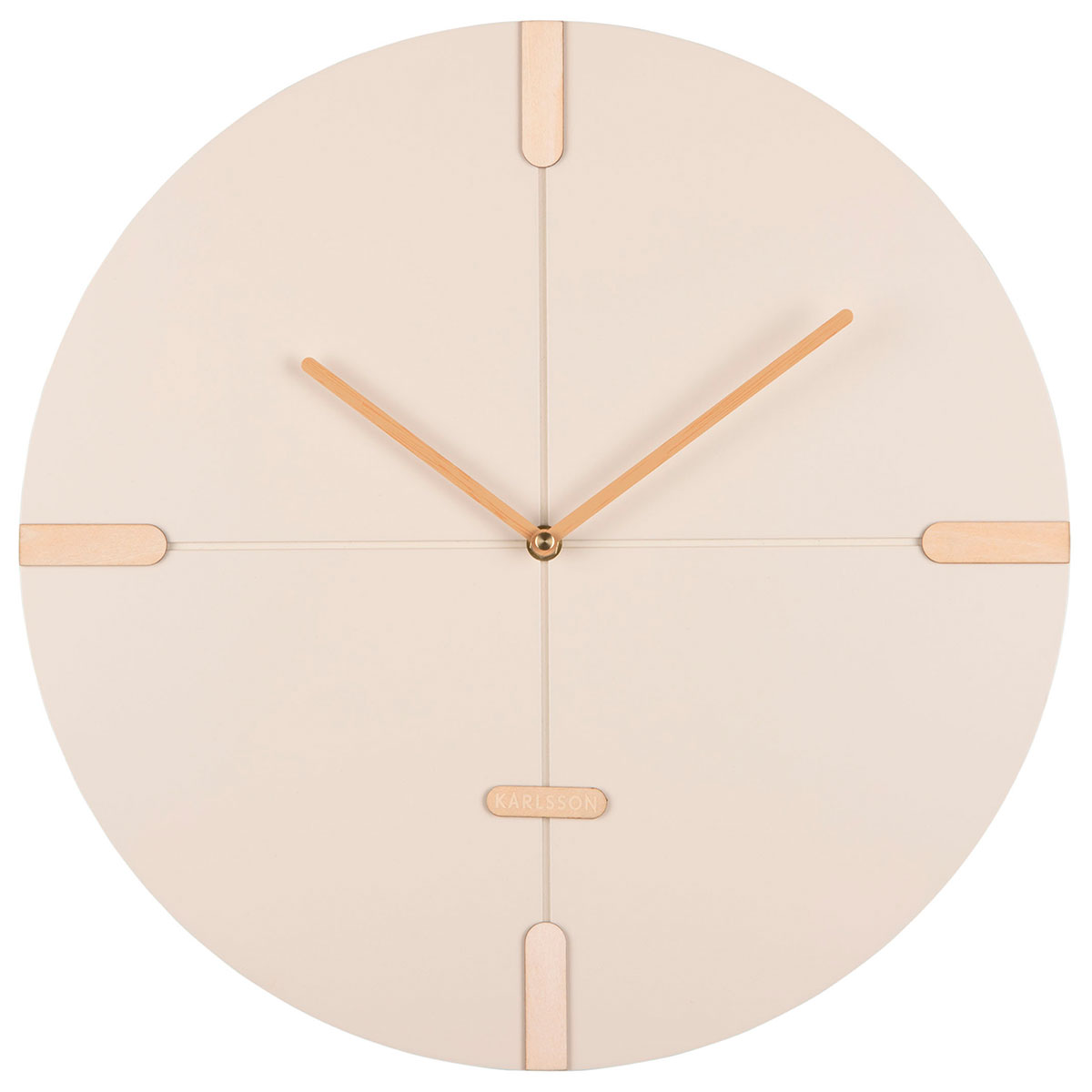 Karlsson Oxford Round Wall Clock Off-White KA6150WH