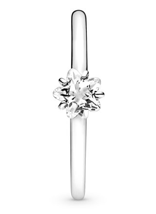 Pandora Ring Stackable Celestial Sparkling Star Solitaire ring 190026C01