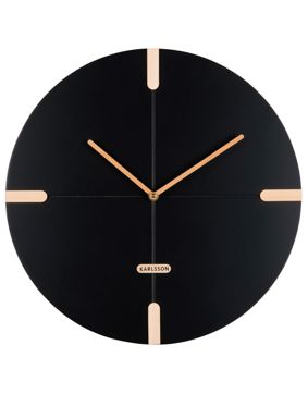 Karlsson Oxford Round Wall Clock Black KA6150BK