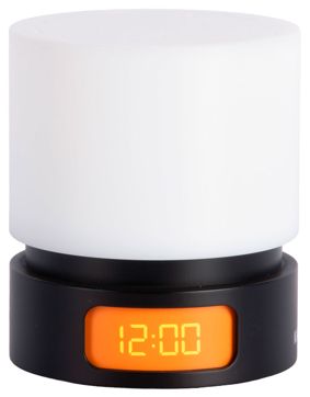 Karlsson Pillar Light LED Alarm Clock Black KA6161BK