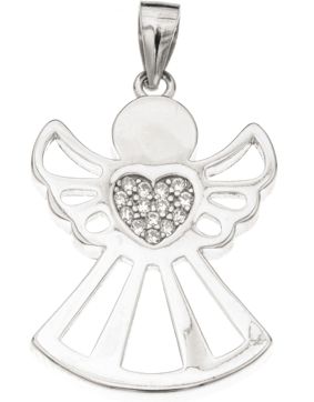 Silver Bar angel pendant 24 mm 1903