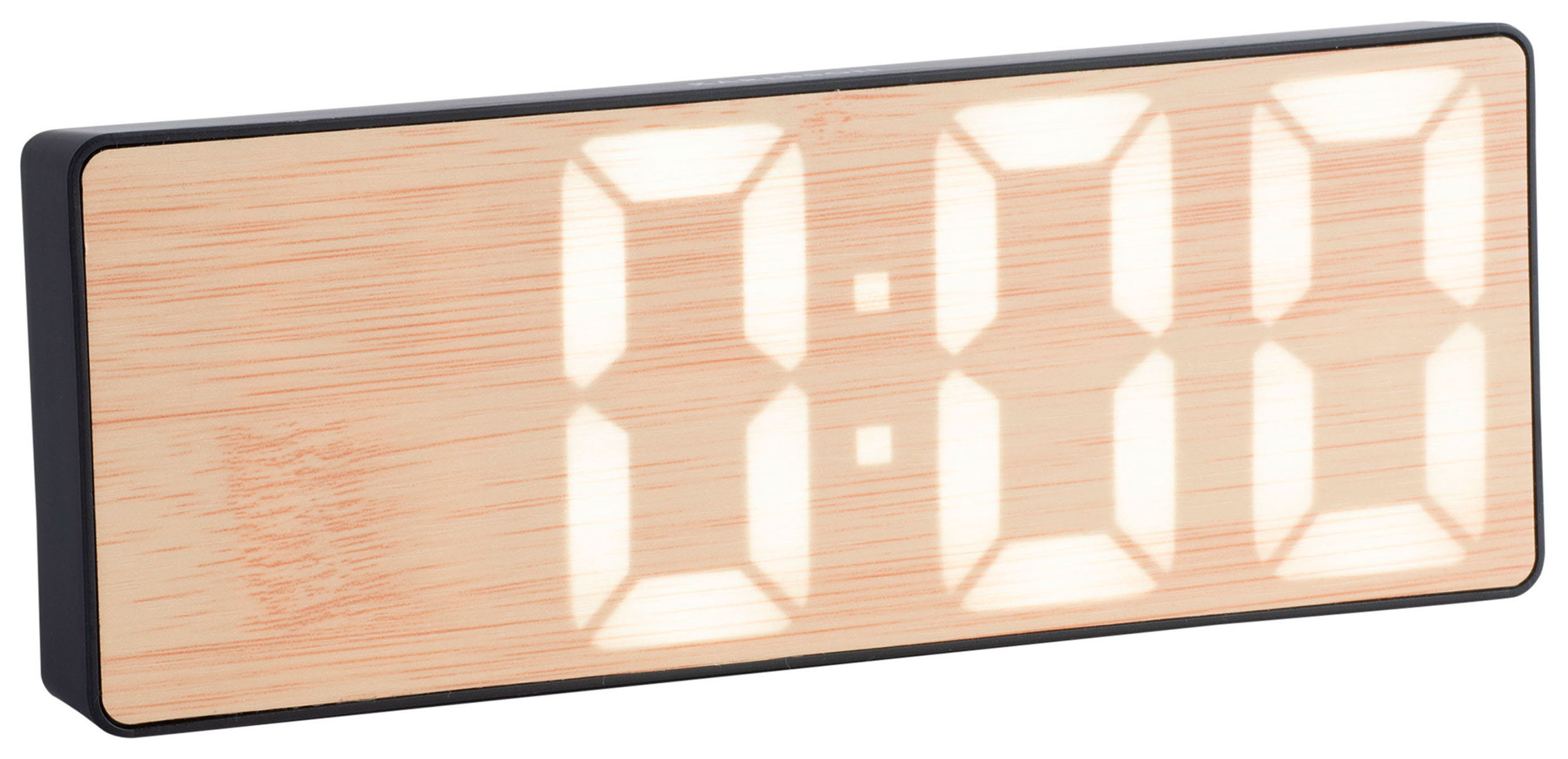 Karlsson Bondone Flat LED Alarm Clock Black KA6153BK