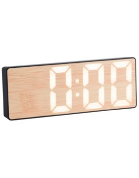 Karlsson Bondone Flat LED Alarm Clock Black KA6153BK