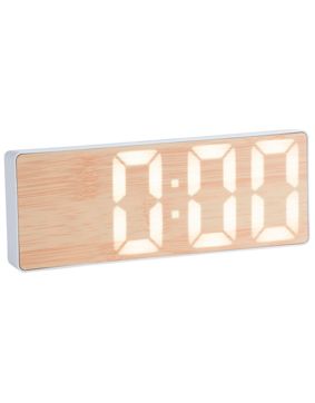Karlsson Bondone Flat LED Alarm Clock Off-White KA6153WH