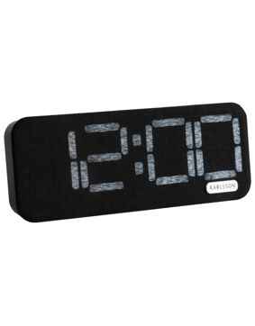 Karlsson Roanne LED Alarm Clock Black KA6154BK