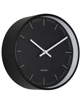 Karlsson Odense Deep Wall Clock Black KA6172BK