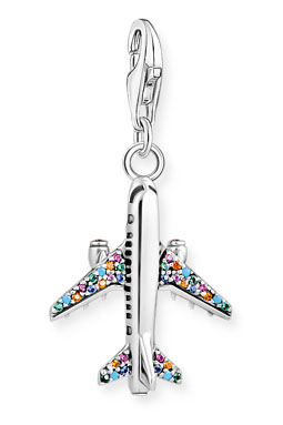 Thomas Sabo Charm Club Aeroplane charm 1914-342-7