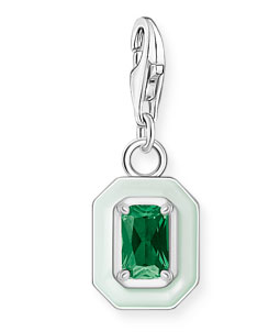 Thomas Sabo Charm Club Green stone charm 1917-496-6