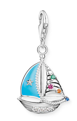 Thomas Sabo Charm Club Sailing boat charm 1927-340-7