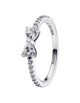 Pandora Timeless sparkling bow ring 193510C02