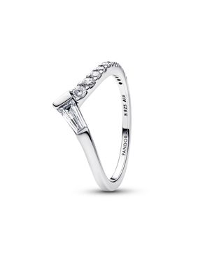 Pandora Timeless Tiara Baguette Pavé Band Ring 195085C01