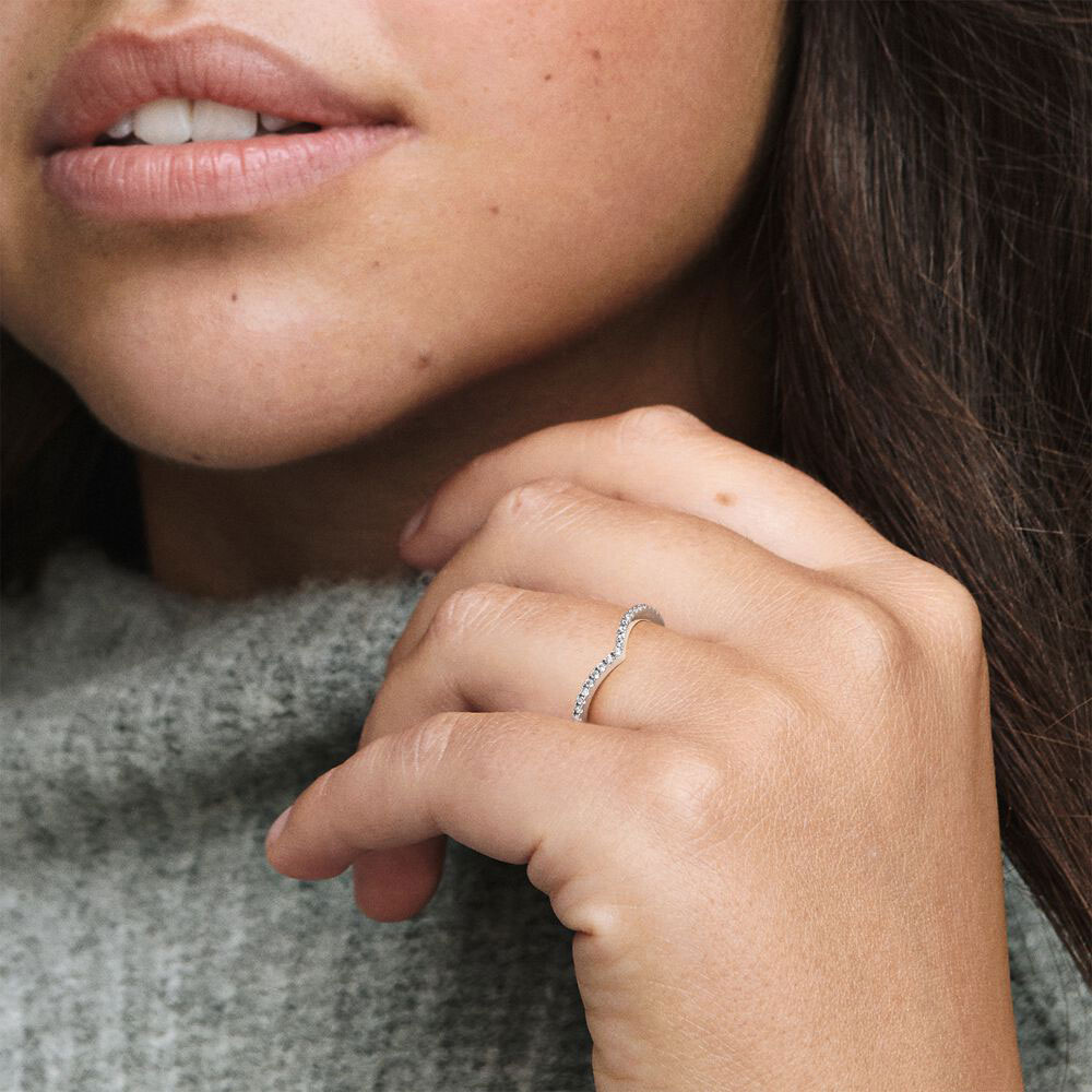 Pandora shimmering sale wish ring