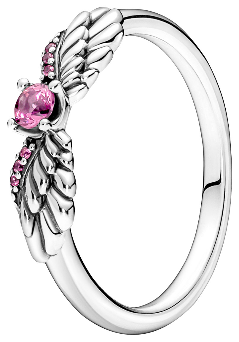 Pandora ring Non stackable Sparkling Angel Wings 198500C02