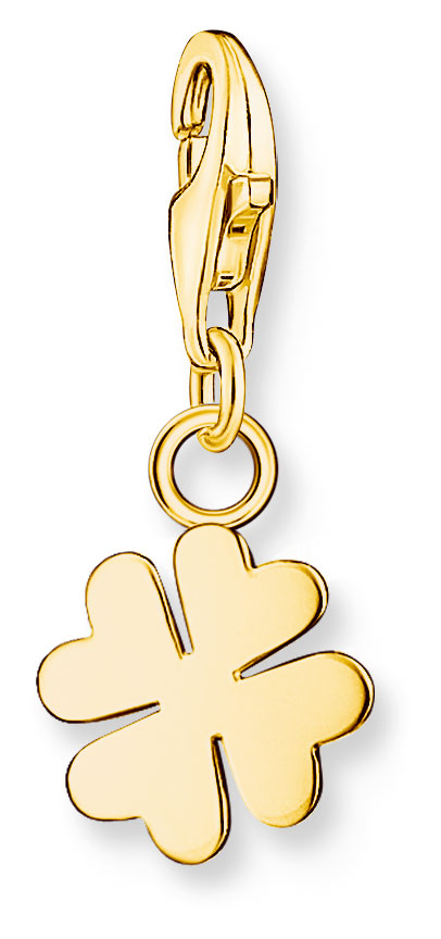 Thomas Sabo Charm Club Charmista gold Four-leaf clover charm 1991-413-39