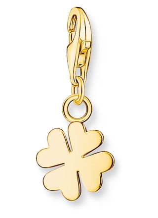 Thomas Sabo Charm Club Charmista gold Four-leaf clover charm 1991-413-39