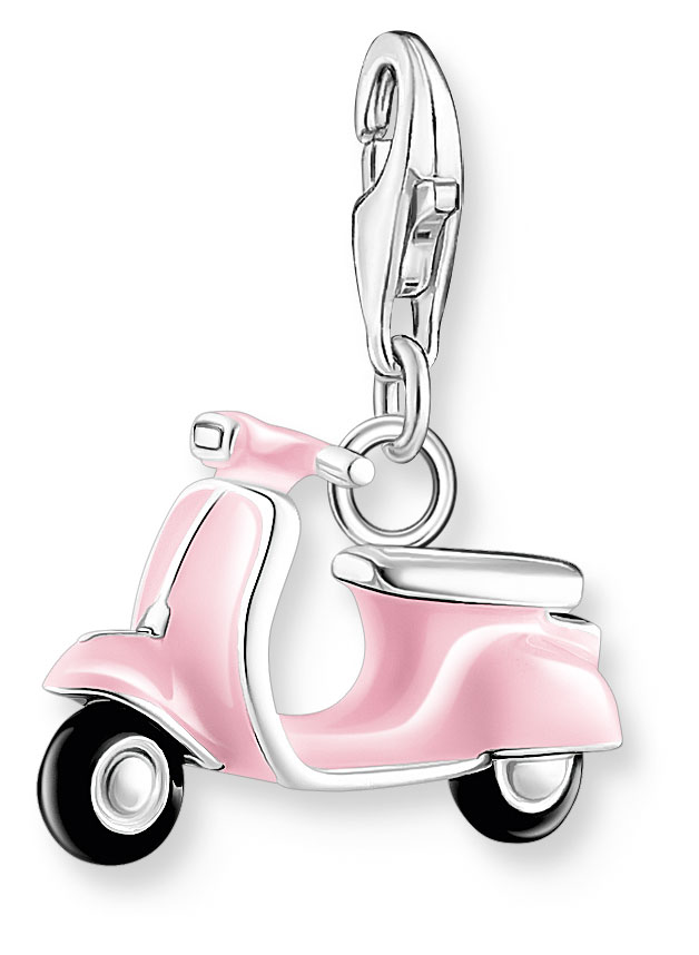 Thomas Sabo Charm Club Charmista pink Scooter charm 1992-007-9