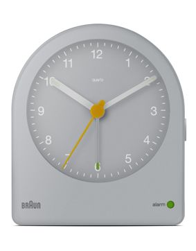 Braun alarm clock gray BC22G