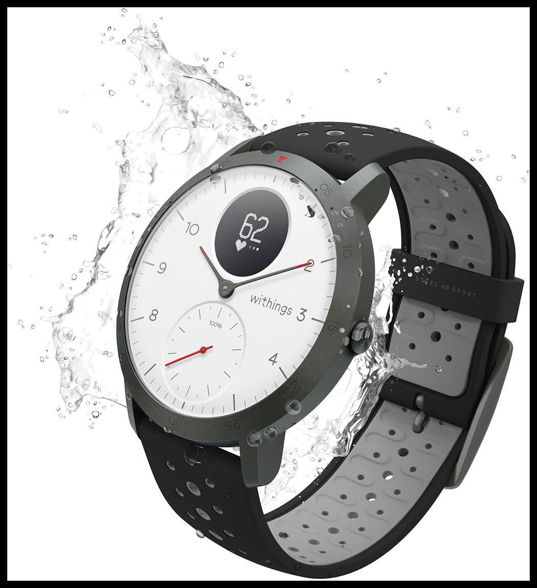 Withings Steel HR Sport White 40 mm HWA03b-40white-sport-all-Inter