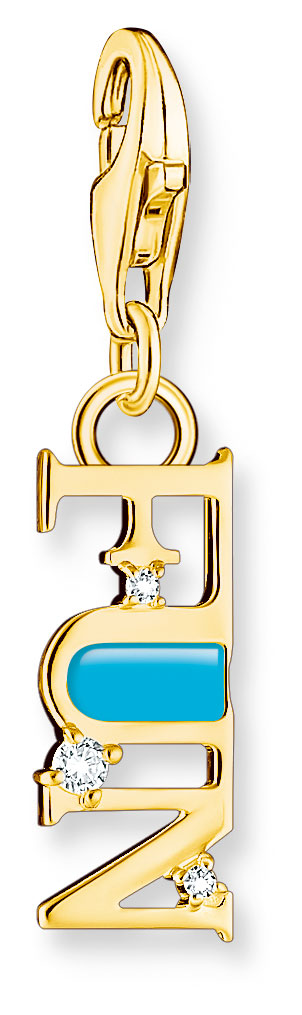Thomas Sabo Charm Club Charmista fun gold charm 2010-565-17