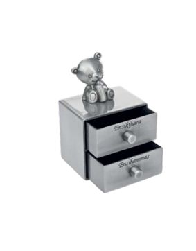 Box for first tooth and first curl, teddy bear, 078715