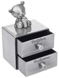 Box for first tooth and first curl, teddy bear, 078715