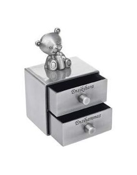 Box for first tooth and first curl, teddy bear, 078715