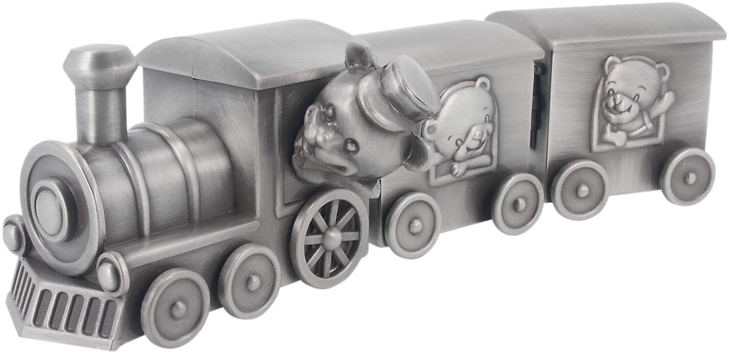 Box for first tooth and first curl, train and cart 078742