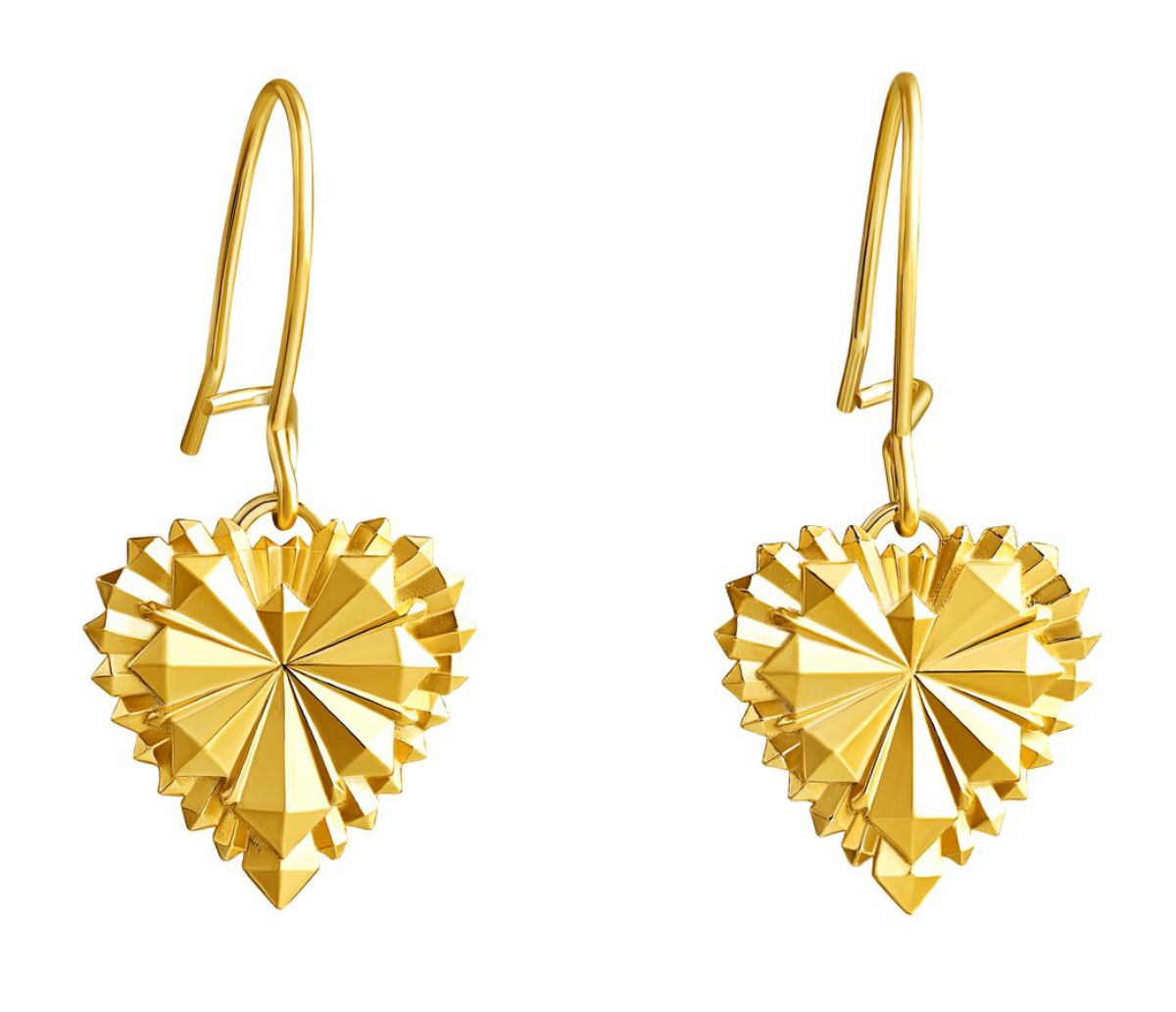 Lempikoru Kyrassi gold-plated wire hook earrings 54 291 00 000