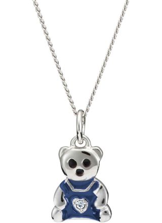 Pirami necklace, Christening teddybear, Blue 30010270