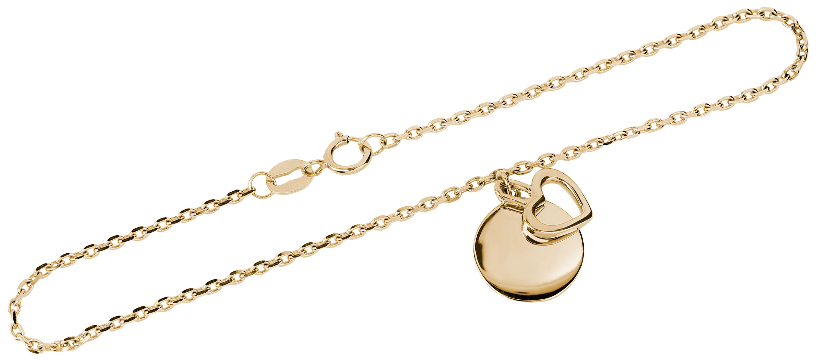 Kohinoor Deco bracelet Heart and plate 203-672