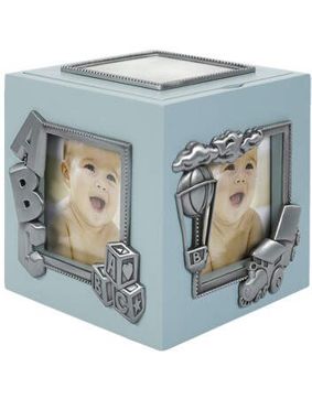 Musical box frame light blue, 078748