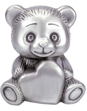Piggy bank Teddybear with a heart 078631