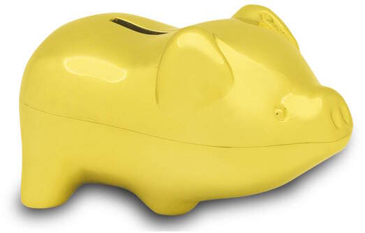 Piggy bank Gilded Piggy 078679