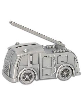 Piggy bank Fire truck 078622