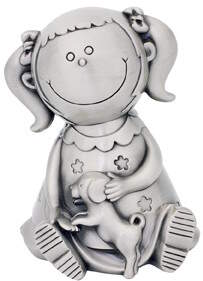 Piggy bank Gild and a dog 078671