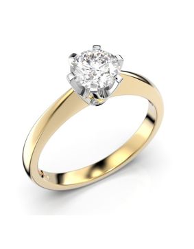 Festive Classic solitaire diamond ring 204-060-KV