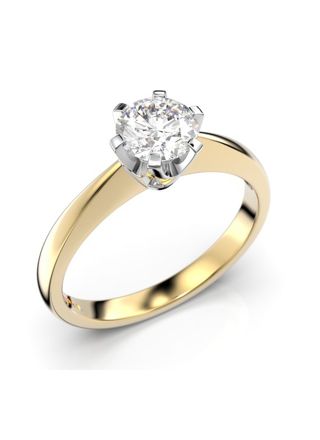 Festive Classic solitaire diamond ring 204-060-KV