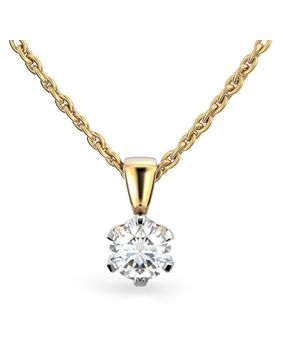 Festive Classic diamond pendant 205-100R-KV