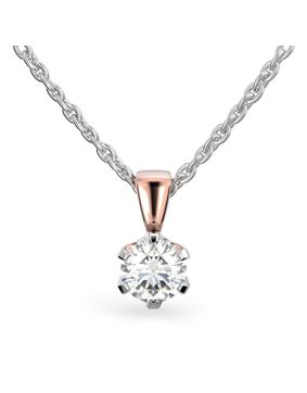 Festive Classic diamond pendant 205-100R-PV