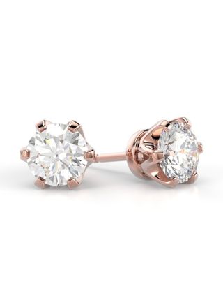 Festive Classic diamond earrings 205-140K-PK