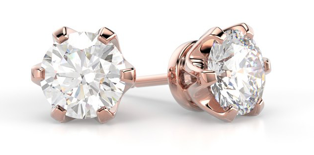 Festive Classic diamond earrings 205-180K-PK