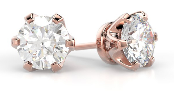 Festive Classic diamond earrings 205-200K-PK