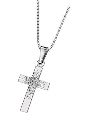Saurum silver confirmation cross 5081 00 000