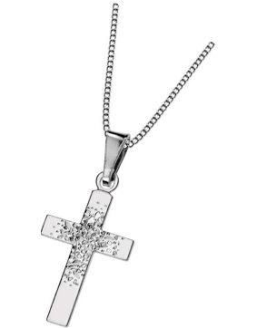 Saurum silver confirmation cross 5071 00 000