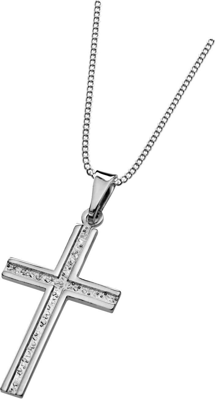 Saurum silver confirmation cross 5026 00 000