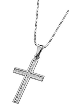 Saurum silver confirmation cross 5026 00 000